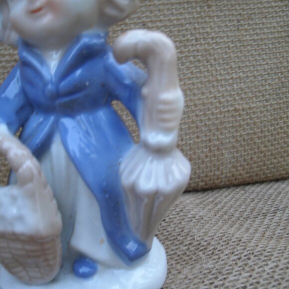 Vintage Girl in Coat KPM Porcelain Figurine - Picture 12 of 16